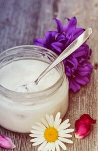 coconut oil in jar