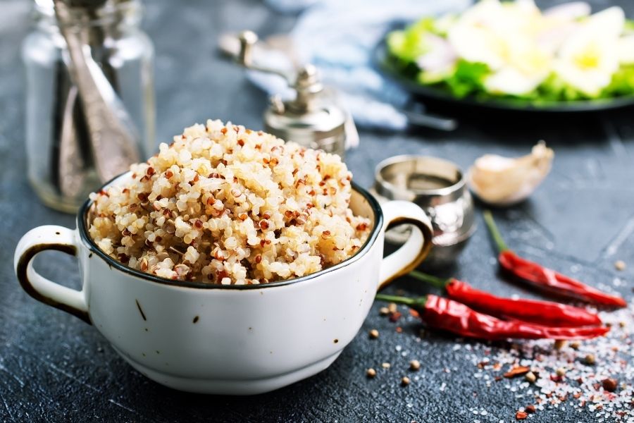 bowl of quinoa