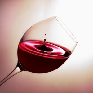 glass of red wine