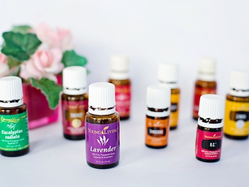 selection of essential oils