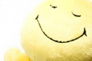 smiley face cushion