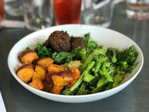 sweet potato buddha bowl