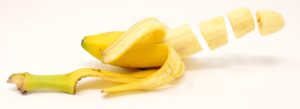 bananas are filling and are full of potassium and fiber to keep you full