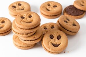 cookies with smiley faces