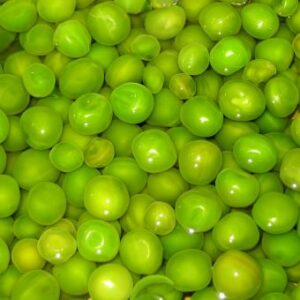 cooked green peas