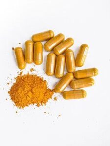 turmeric capsules and turmeric powder