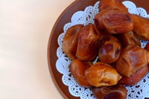 dried dates on a plate