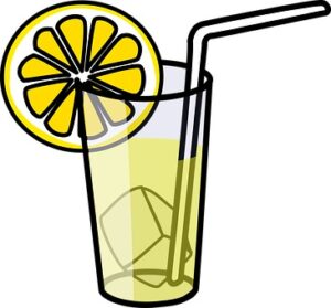 glass of lemonade