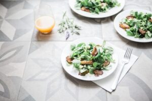 plate of vegan food