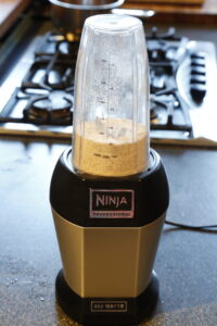 oat flour in blender