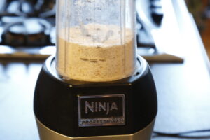 oat flour in blender