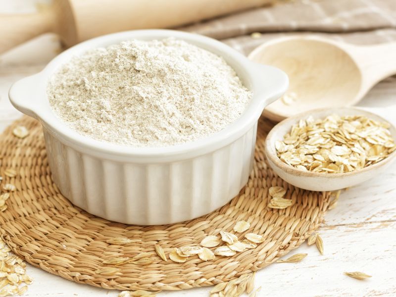 homemade oat flour