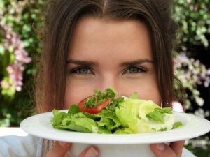 plate of salad