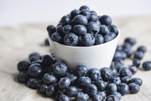 fresh blueberries