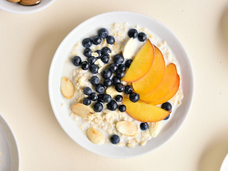 blueberry quinoa bowl