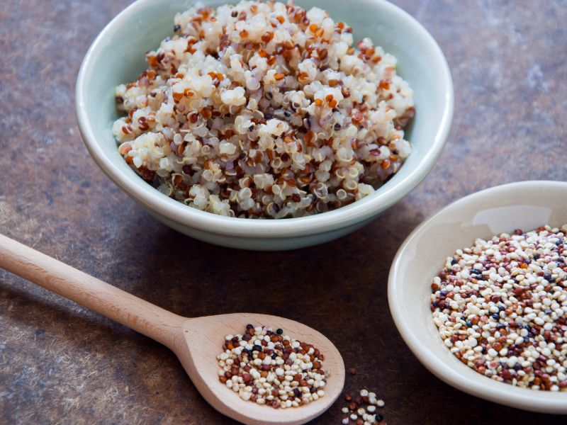 cooked quinoa