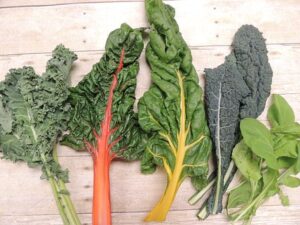 swiss chard leaves