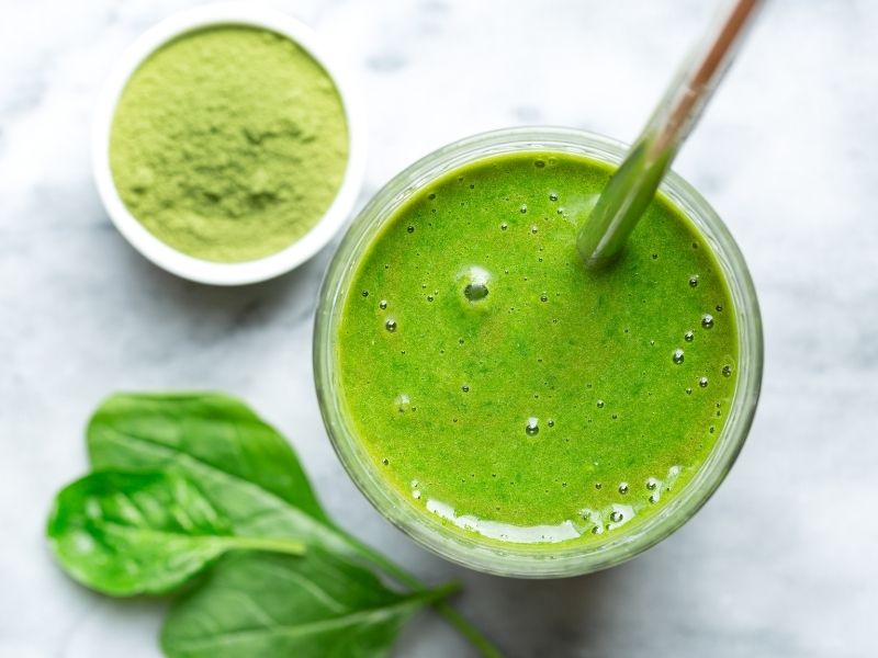 green superfood powder