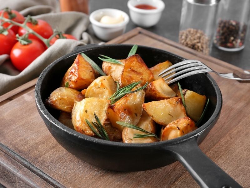 roast potatoes and rosemary