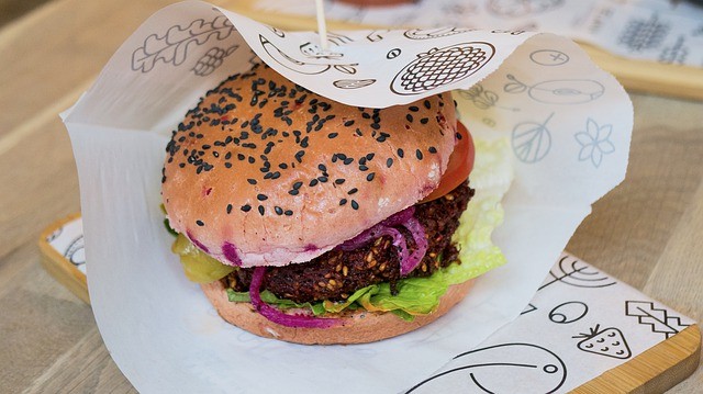 black bean burger