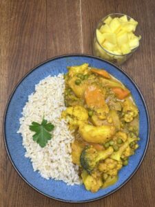 pub-style veggie curry
