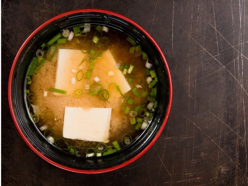 miso and tofu soup