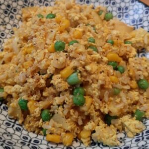 Tofu Fried Brown Rice & Vegetables Recipe