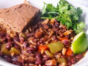 Dirty Rice & Quinoa with Black Beans