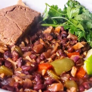 Dirty Rice & Quinoa with Black Beans