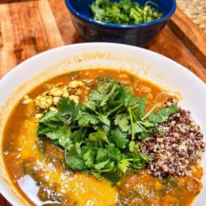 black bean stew