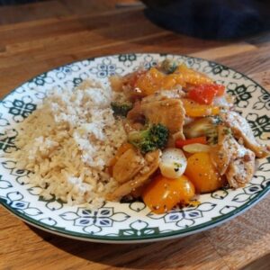 plant based Caribbean chicken