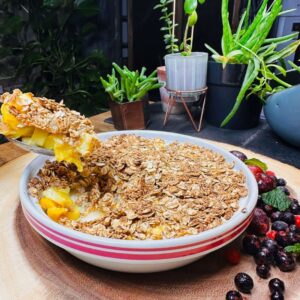 Healthy Fruit Crumble with Oats