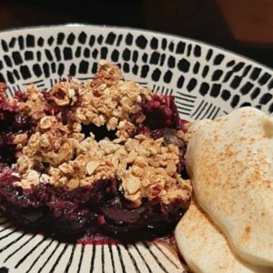 fruit crumble