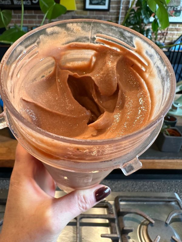 chocolate ice-cream blender