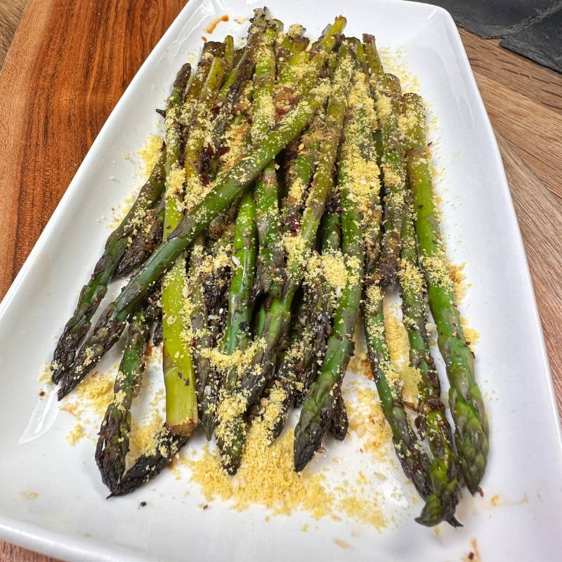 Charred Chili-Lemon Asparagus