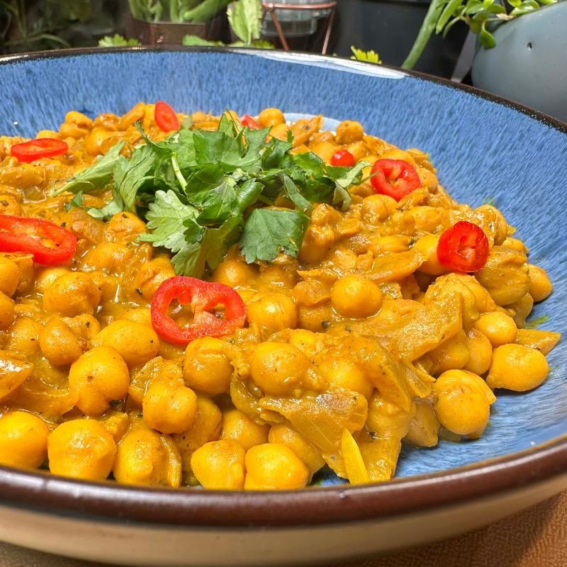 OIL-FREE Channa Masala Recipe